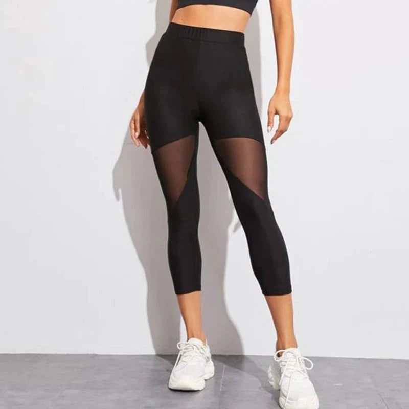 Meshwork 7/8 Length Leggings